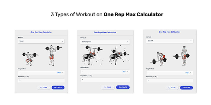 One Rep Max Calculator